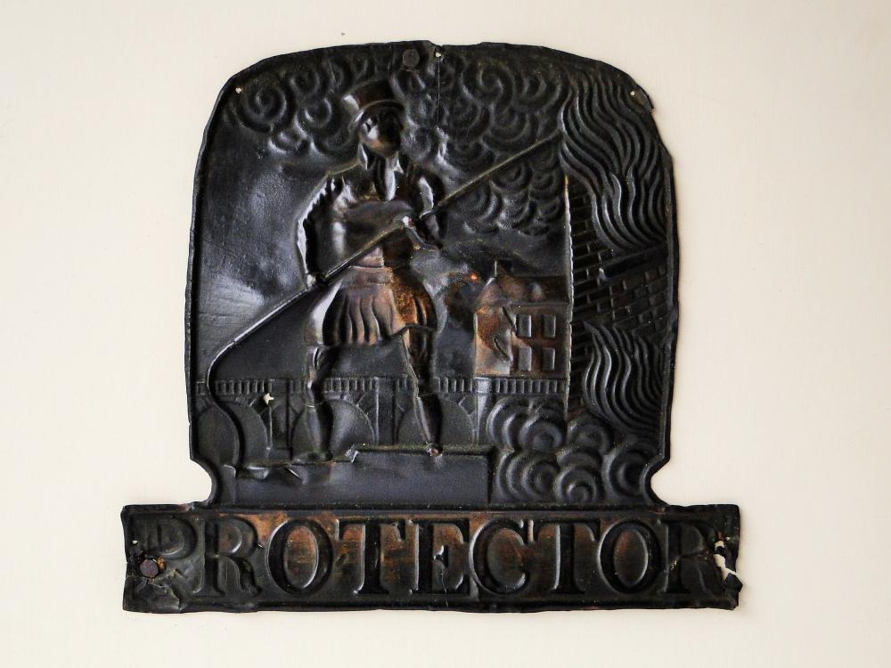 EARLY SHEET TIN FIRE MARK (1 of 2)