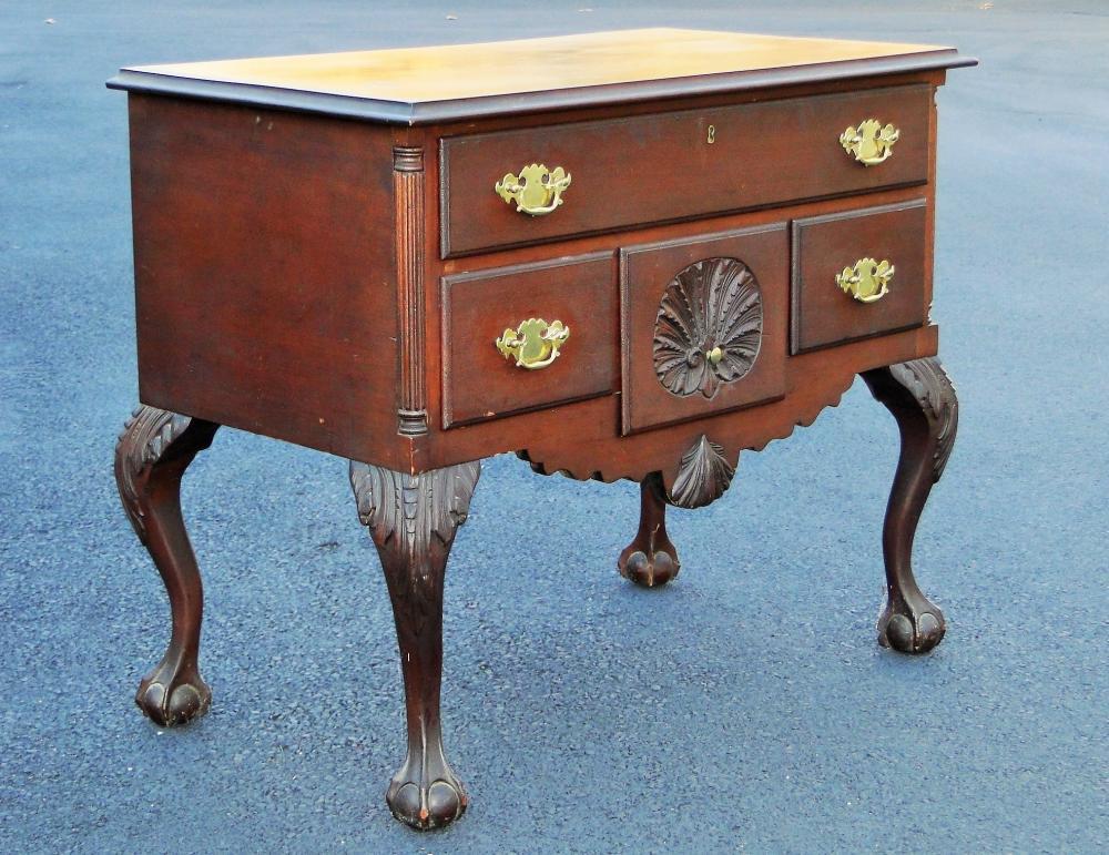 PHILADELPHIA STYLE CHIPPENDALE LOWBOY (1 of 5)