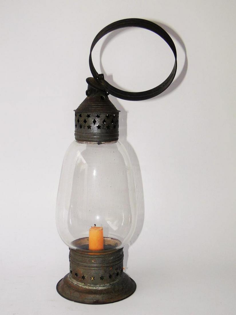 LATE 18TH C LIGHTHOUSE CANDLE LANTERN (1 of 3)