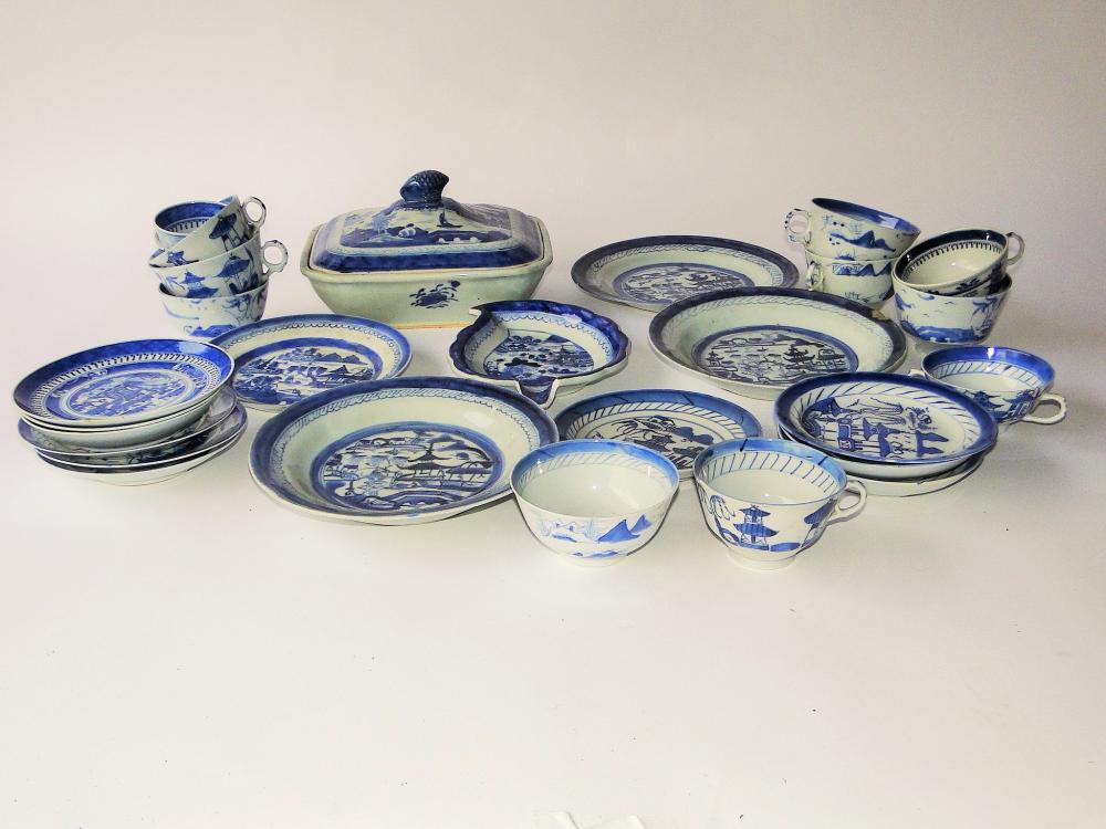 GROUPING OF EARLY CANTON CHINA (1 of 2)