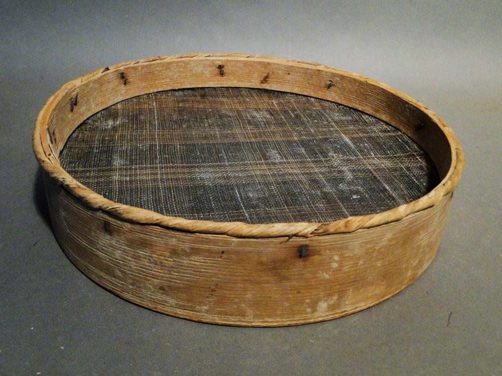 C. 1790-1810 SHAKER HORSEHAIR SIEVE (1 of 2)