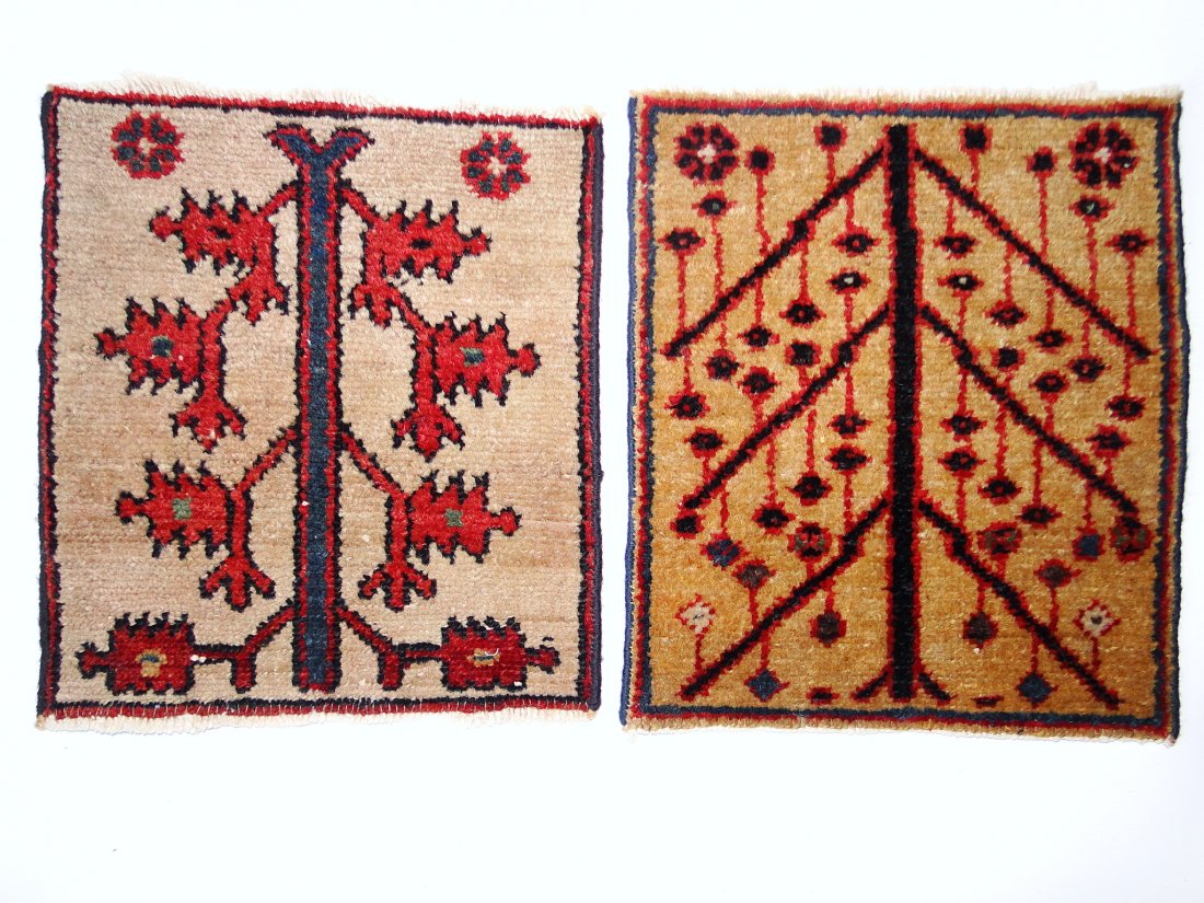 TWO ASIAN TABLE MATS, 12 X 13 (1 of 2)