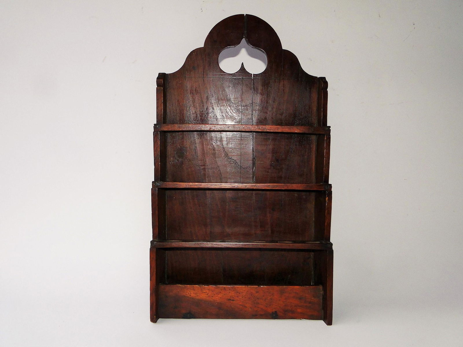 19TH C WALNUT HANGING SPOON RACK, CONSISTING OF THREE (1 of 5)