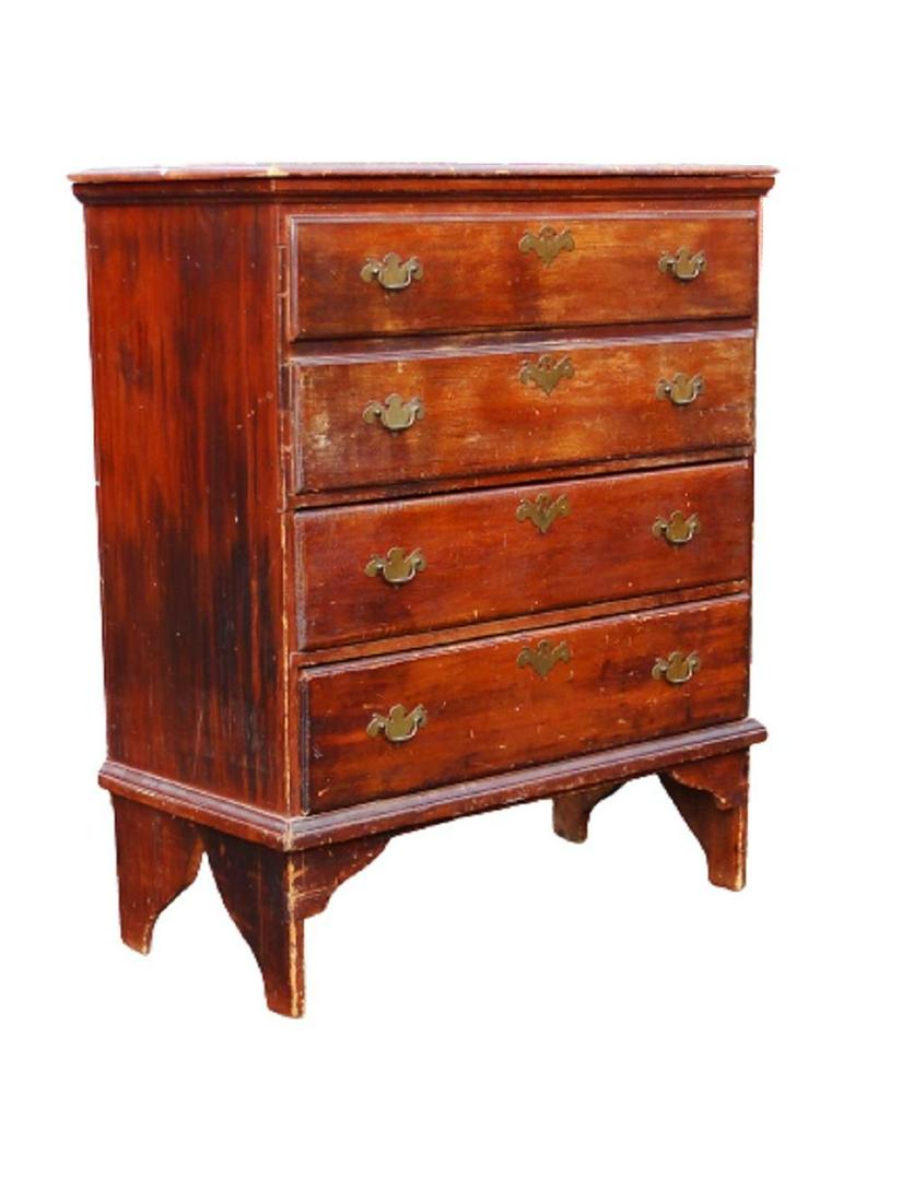EARLY WILLIAM AND MARY BLANKET CHEST, TWO DRAWERS, (1 of 6)