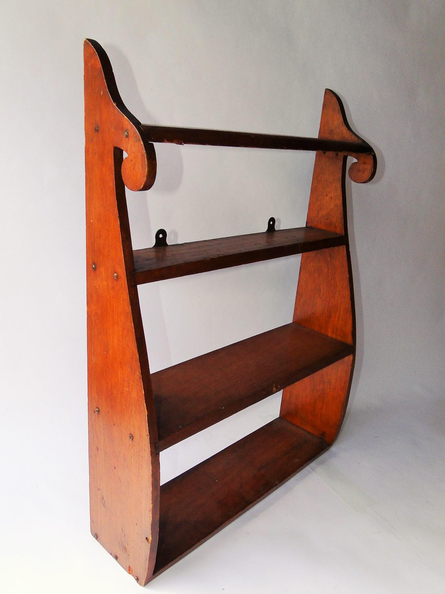 WHALES TAIL SHELF, ATTIC SURFACE, ORIGINAL HANGERS, 19 (1 of 3)