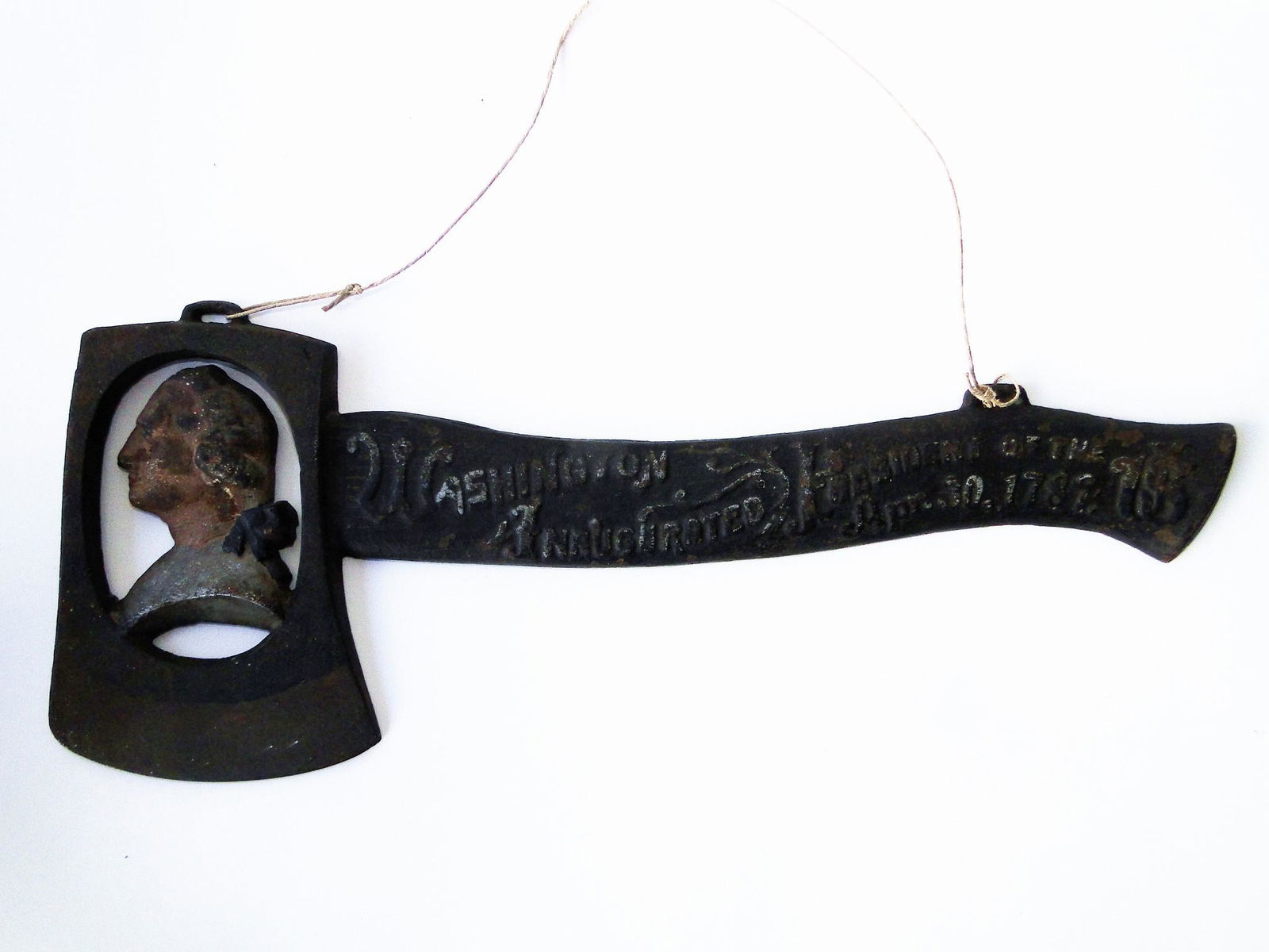 CIRCA 1889 WASHINGTON INAUGURATION HATCHET (1 of 4)