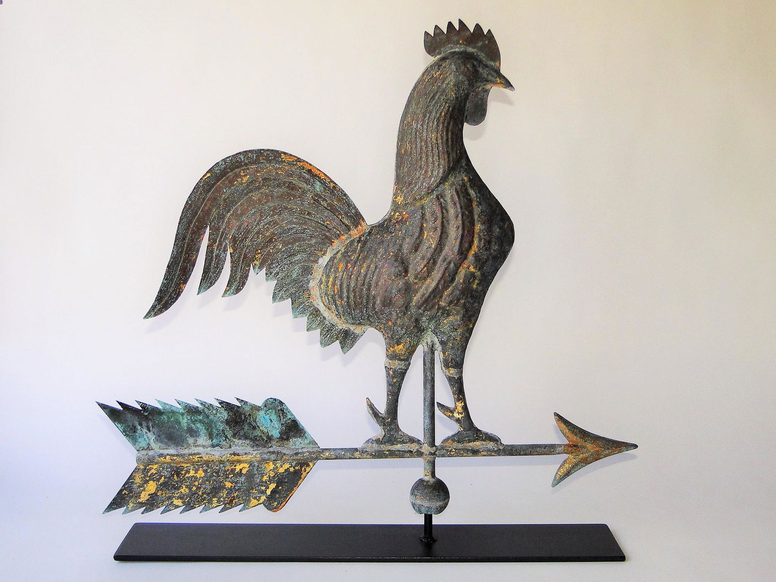 19TH C ROOSTER WEATHERVANE (1 of 7)