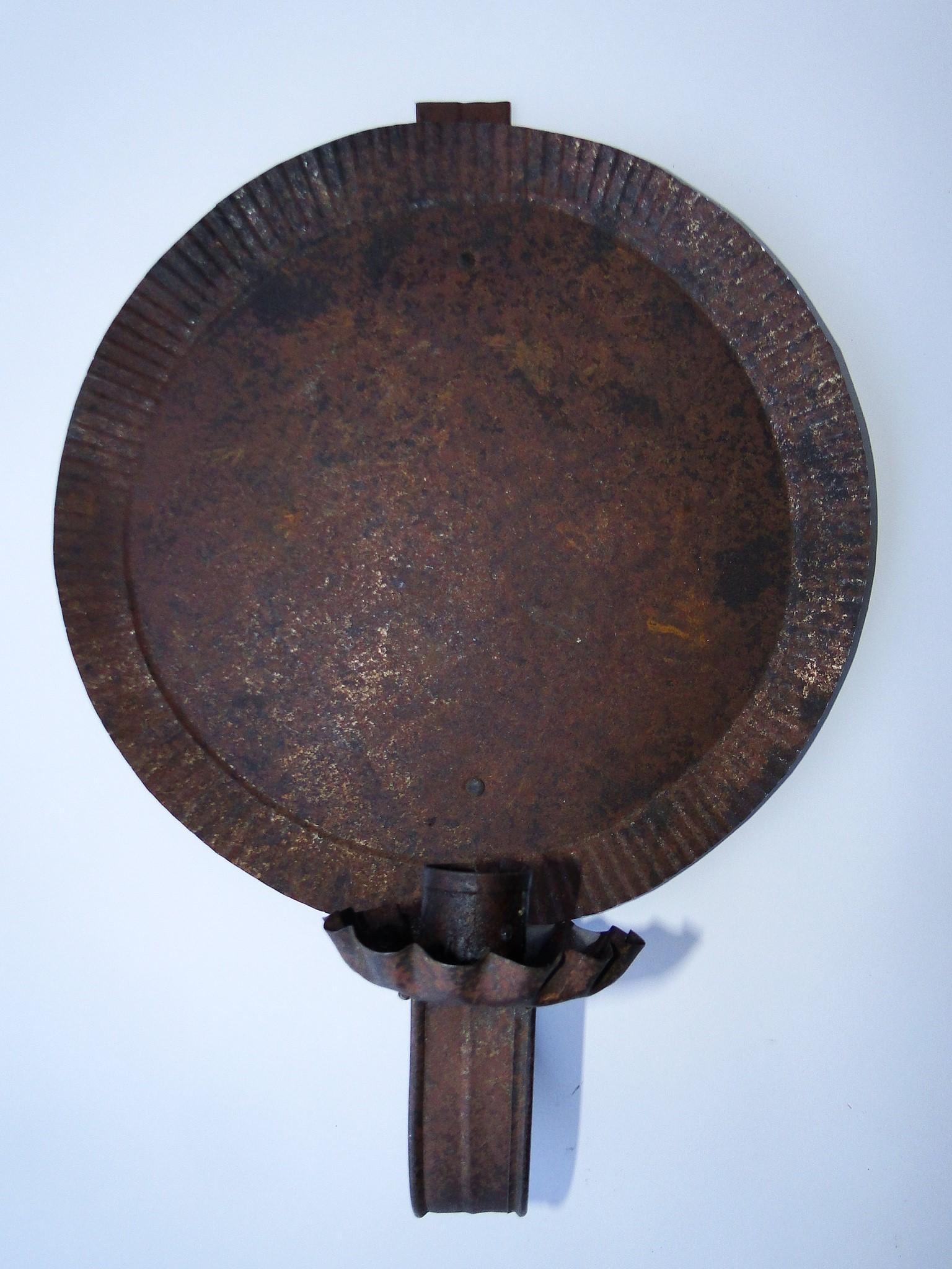 LATE 19TH C ROUND SCONCE (1 of 3)