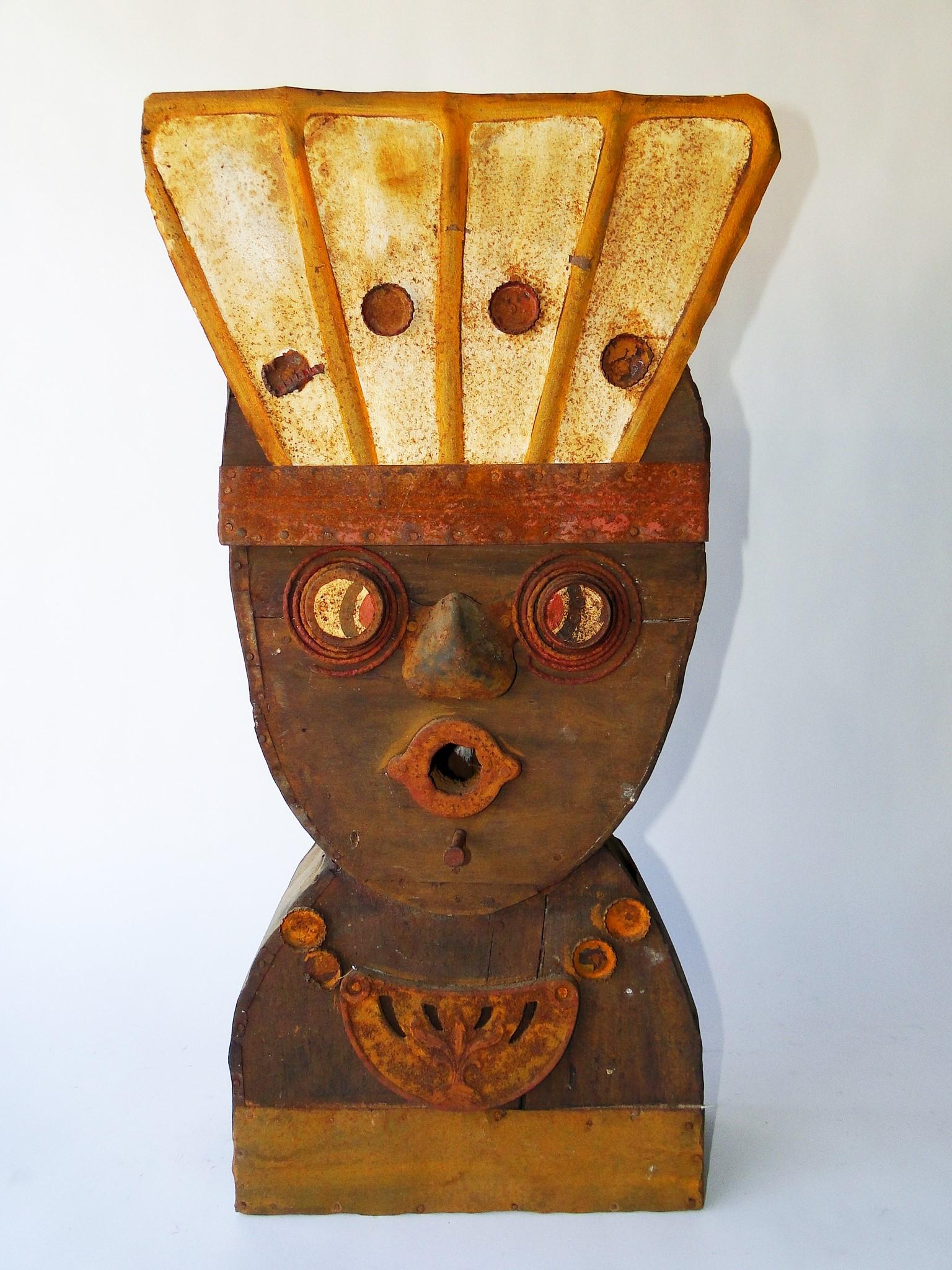 20TH C FOLK ART BIRD HOUSE (1 of 5)