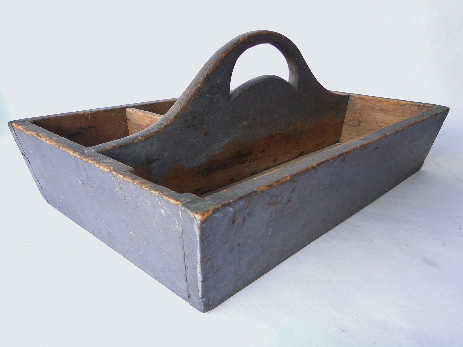 LARGE 19TH C UTENSIL CARRIER (1 of 4)
