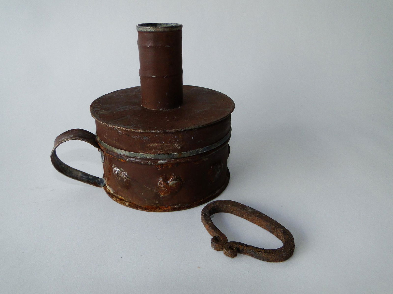 EARLY 19TH C TINDER BOX (1 of 2)