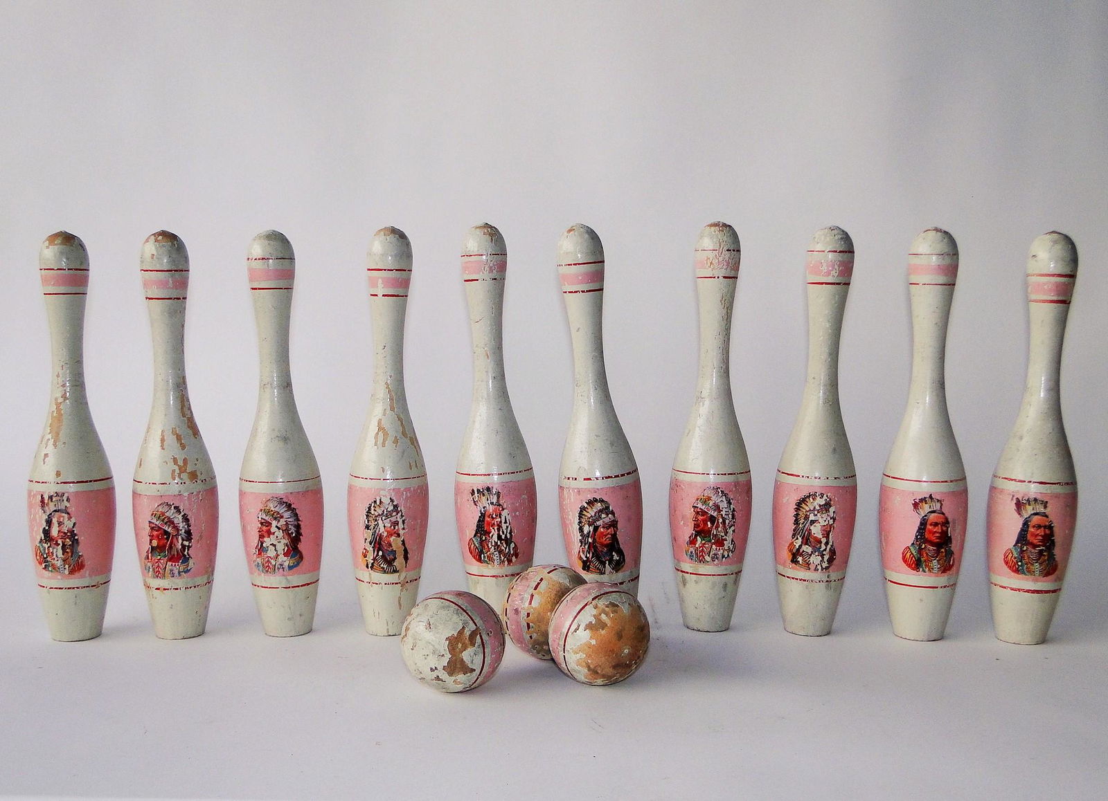 SET OF NATIVE AMERICAN SKITTLES GAME (1 of 1)