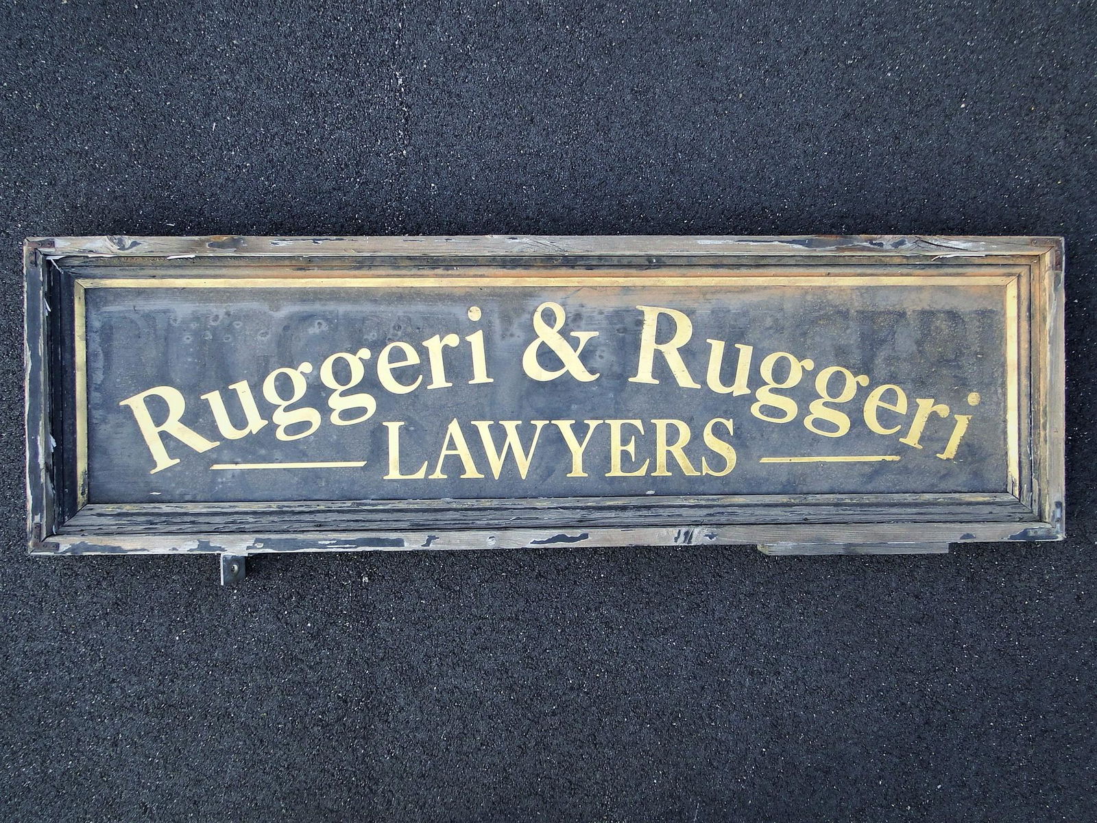 19TH C HAND PAINTED TRADE SIGN (1 of 2)