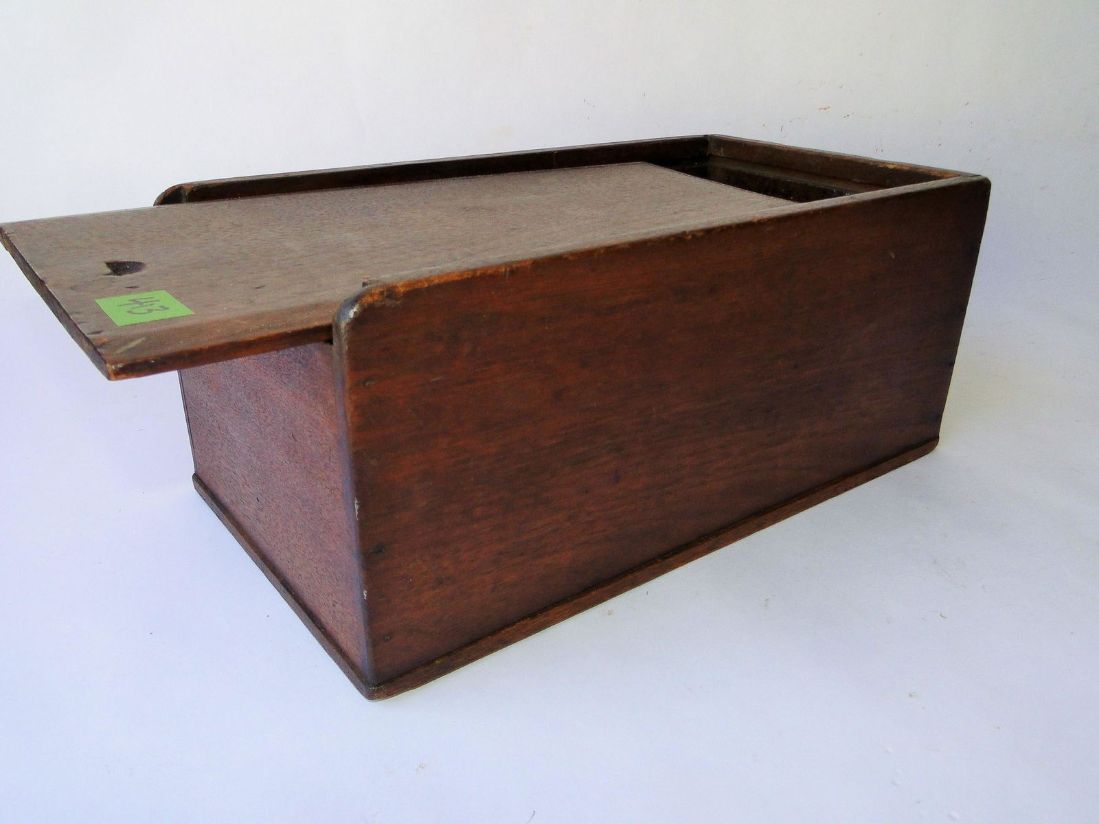 19TH C CHERRY CANDLE BOX (1 of 4)