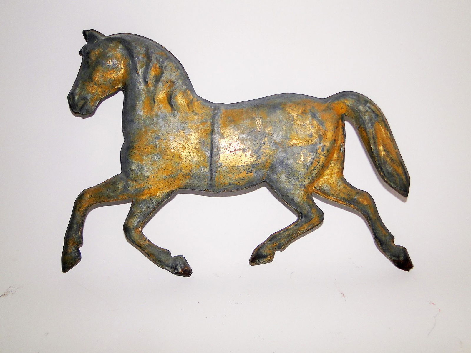 GOLD GILT HORSE WEATHERVANE (1 of 2)