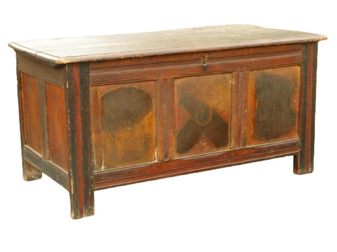 17TH CENTURY AMERICAN JOINED BLANKET CHEST (1 of 9)