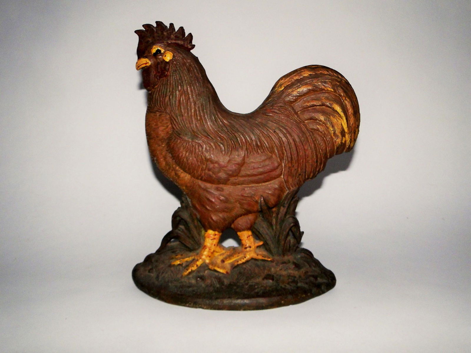 CAST IRON ROOSTER DOORSTOP (1 of 2)