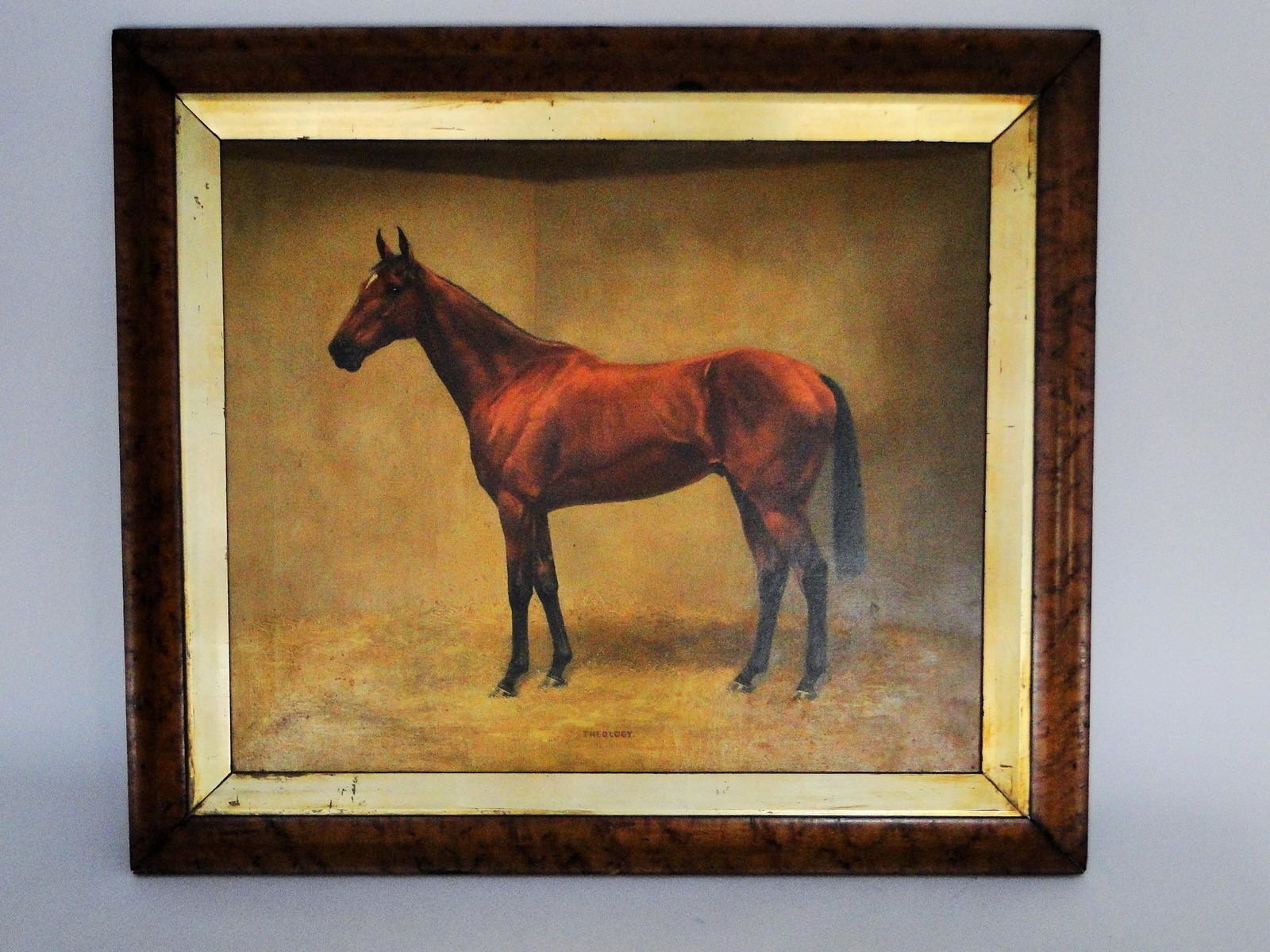 LARGE OIL PAINTING HORSE PORTRAIT (1 of 5)