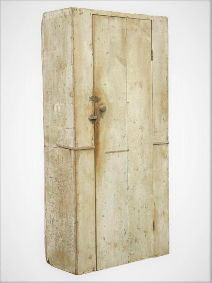 19TH C ONE DOOR CUPBOARD (1 of 5)