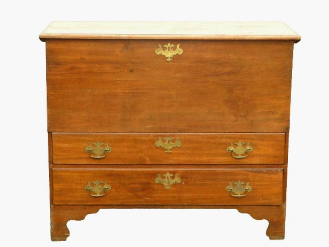 19TH C TWO DRAWER BLANKET CHEST (1 of 4)