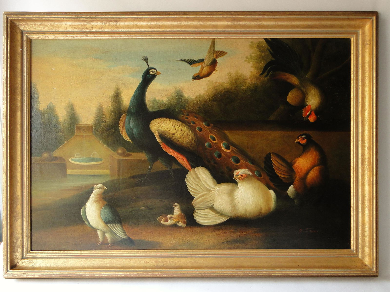 19TH C COPY OF A RARE 17THC PAINTING (1 of 3)