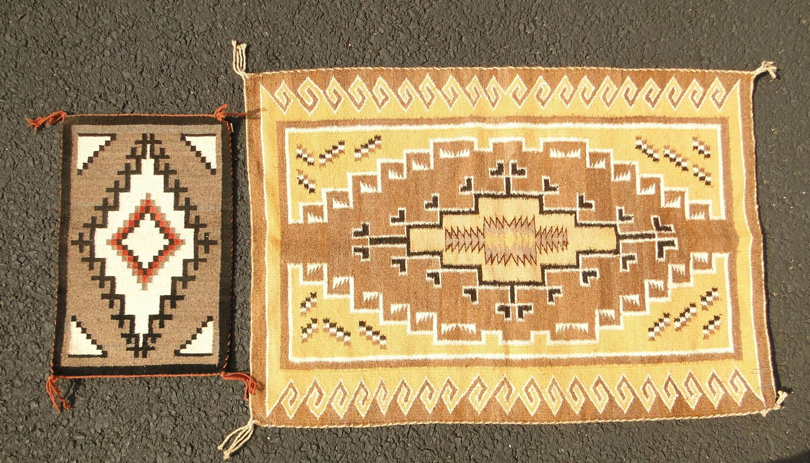 TWO NATIVE AMERICAN RUGS (1 of 1)