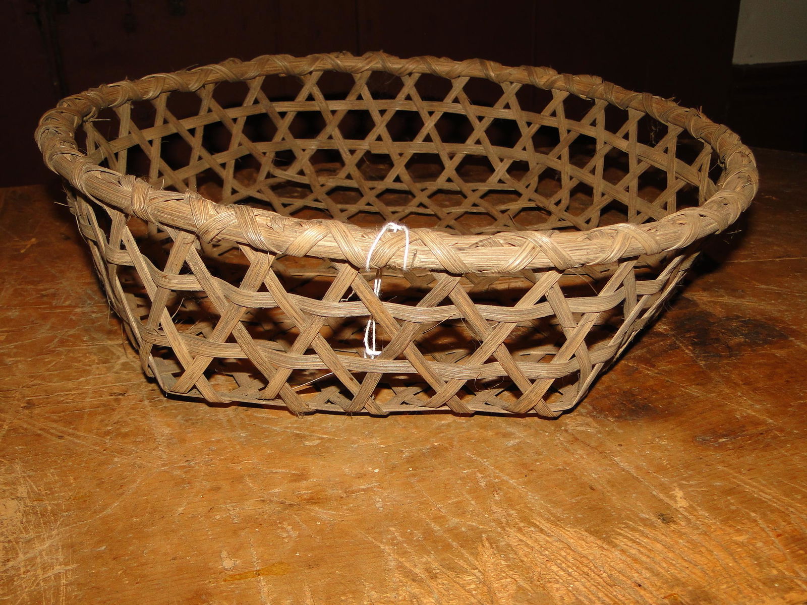 19TH C  CHEESE BASKET (1 of 4)