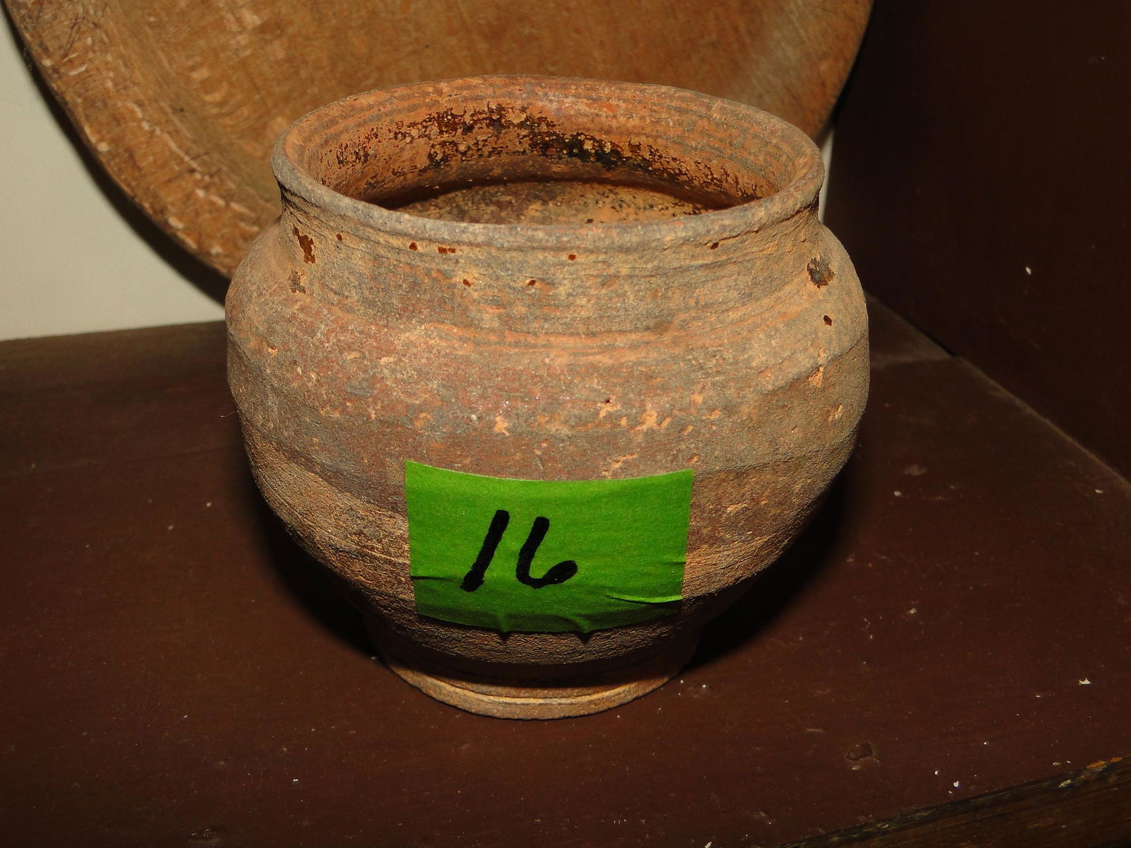 SMALL EARLY REDWARE BOWL (1 of 2)