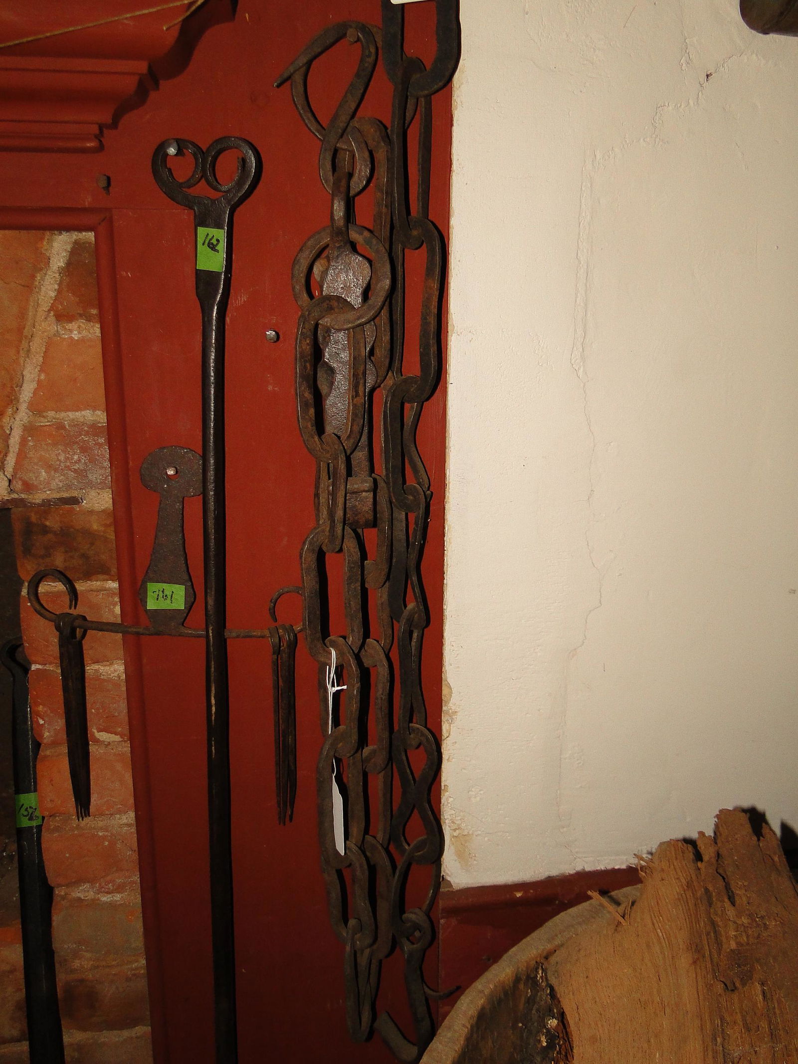 18TH C IRON CHAIN TRAMMEL (1 of 1)