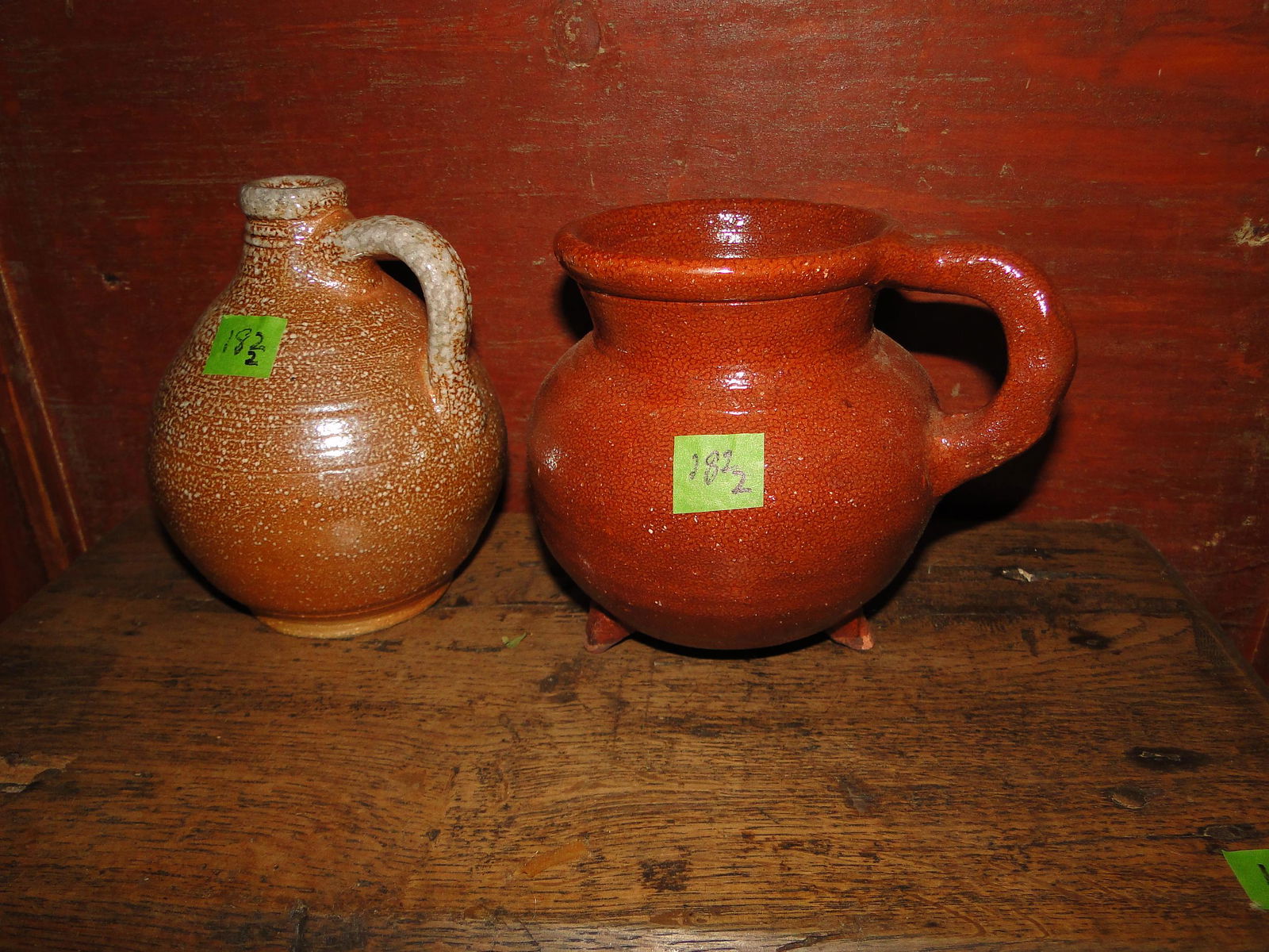 TWO STONEWARE ITEMS (1 of 1)