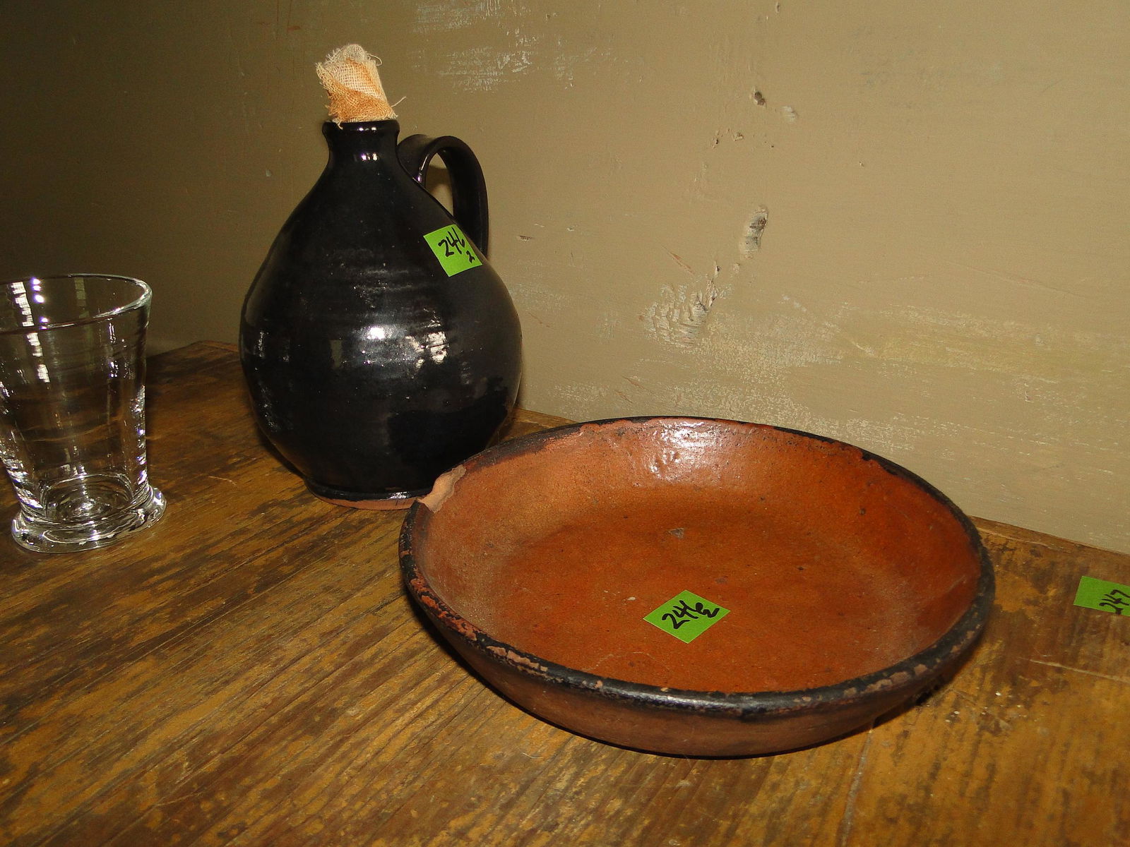 REDWARE PLATE, JUG (1 of 1)