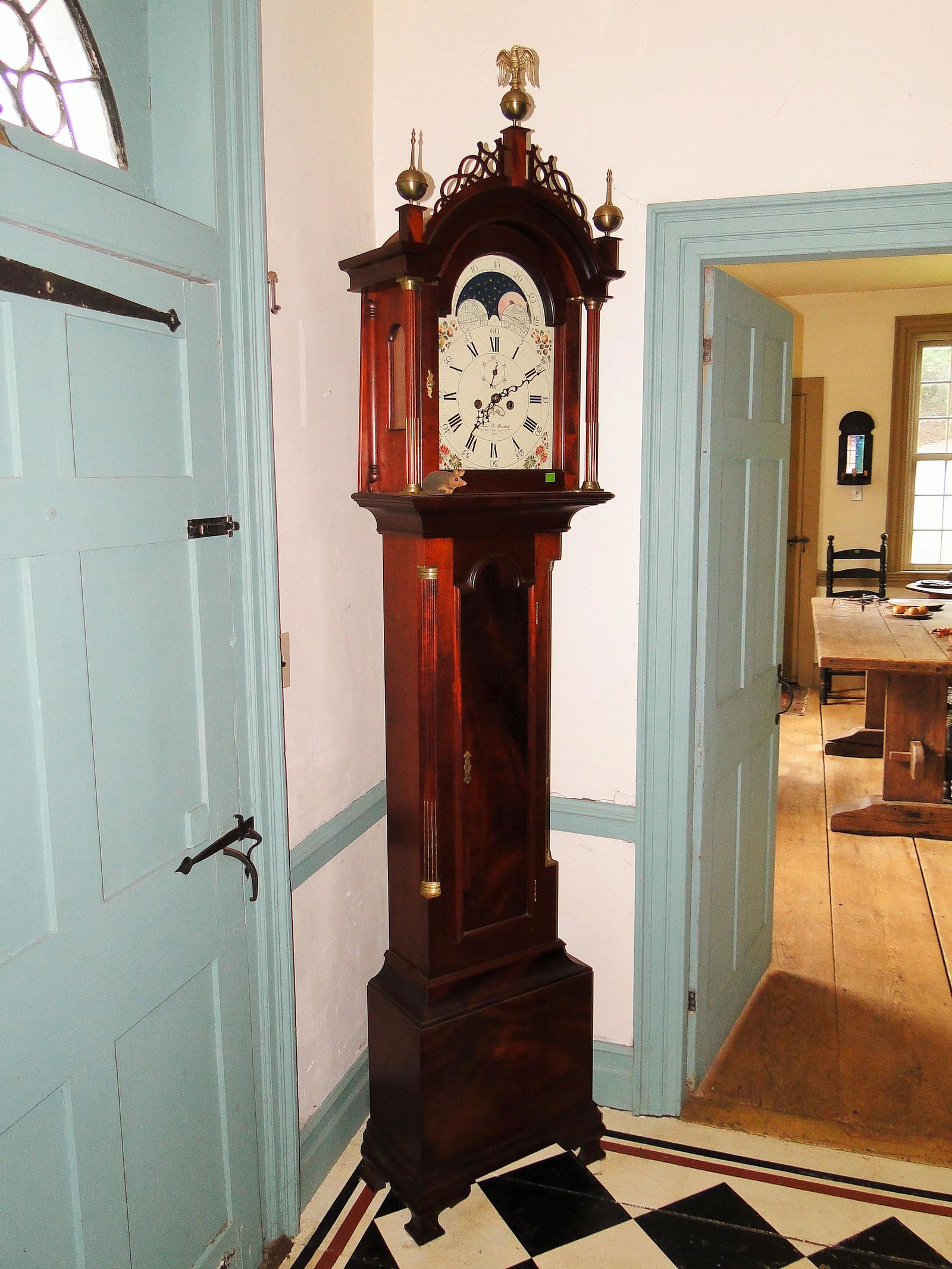 TALL CASE CLOCK LEONARD B. MARSCHARK (1 of 3)