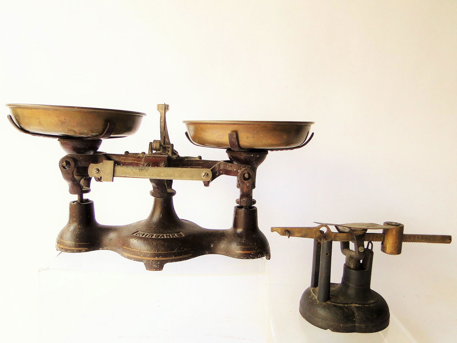 TWO FAIRBANKS TABLE TOP SCALES (1 of 2)