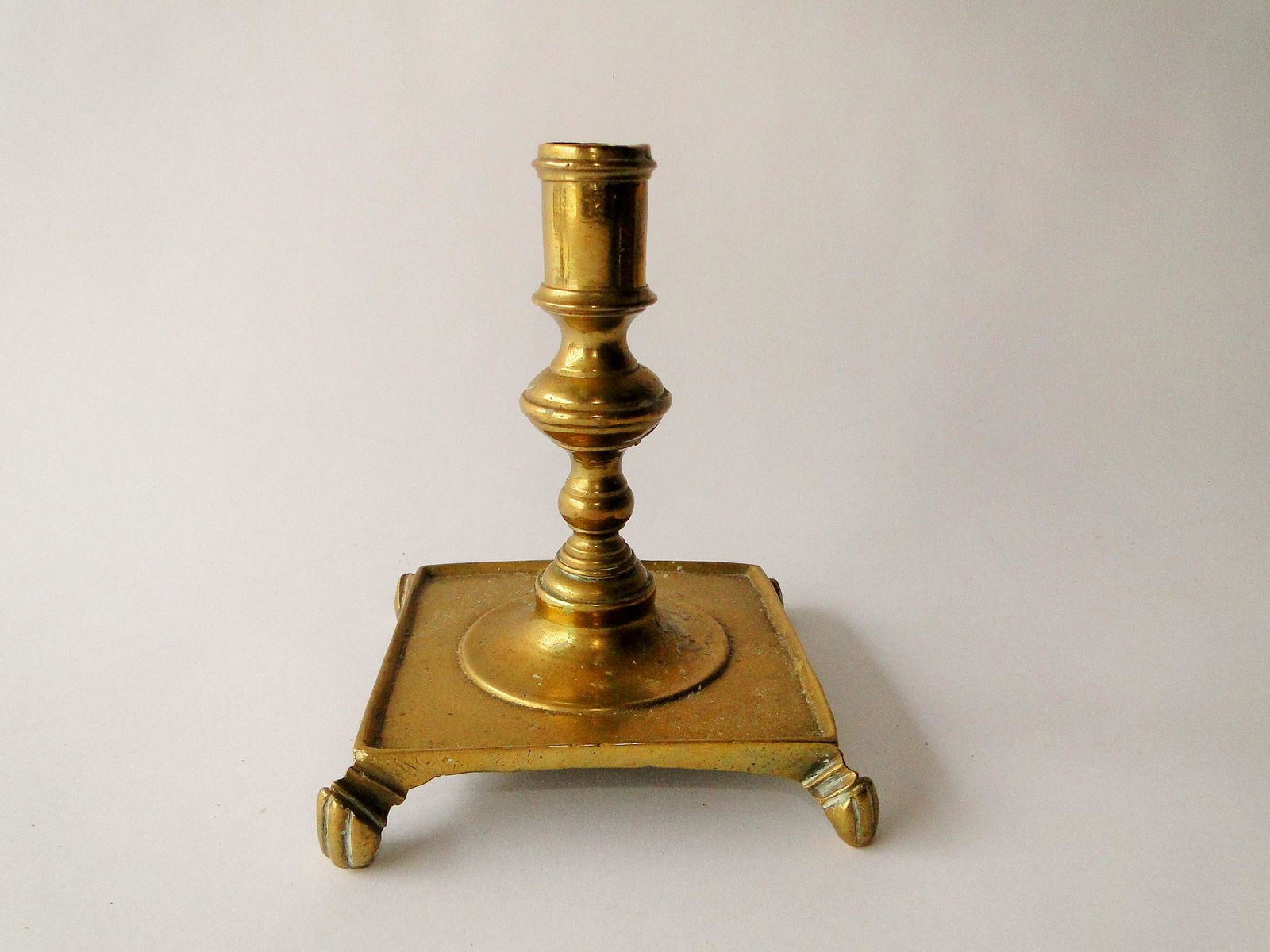 EARLY 18TH C SPANISH CANDLESTICK (1 of 2)