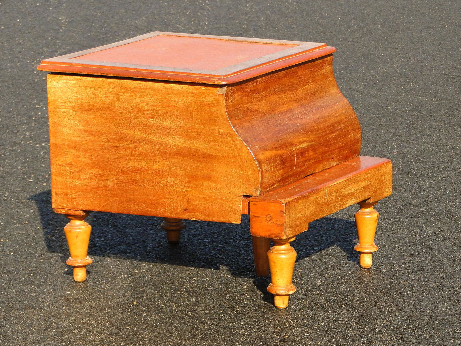 19TH C  BED STEP (1 of 4)