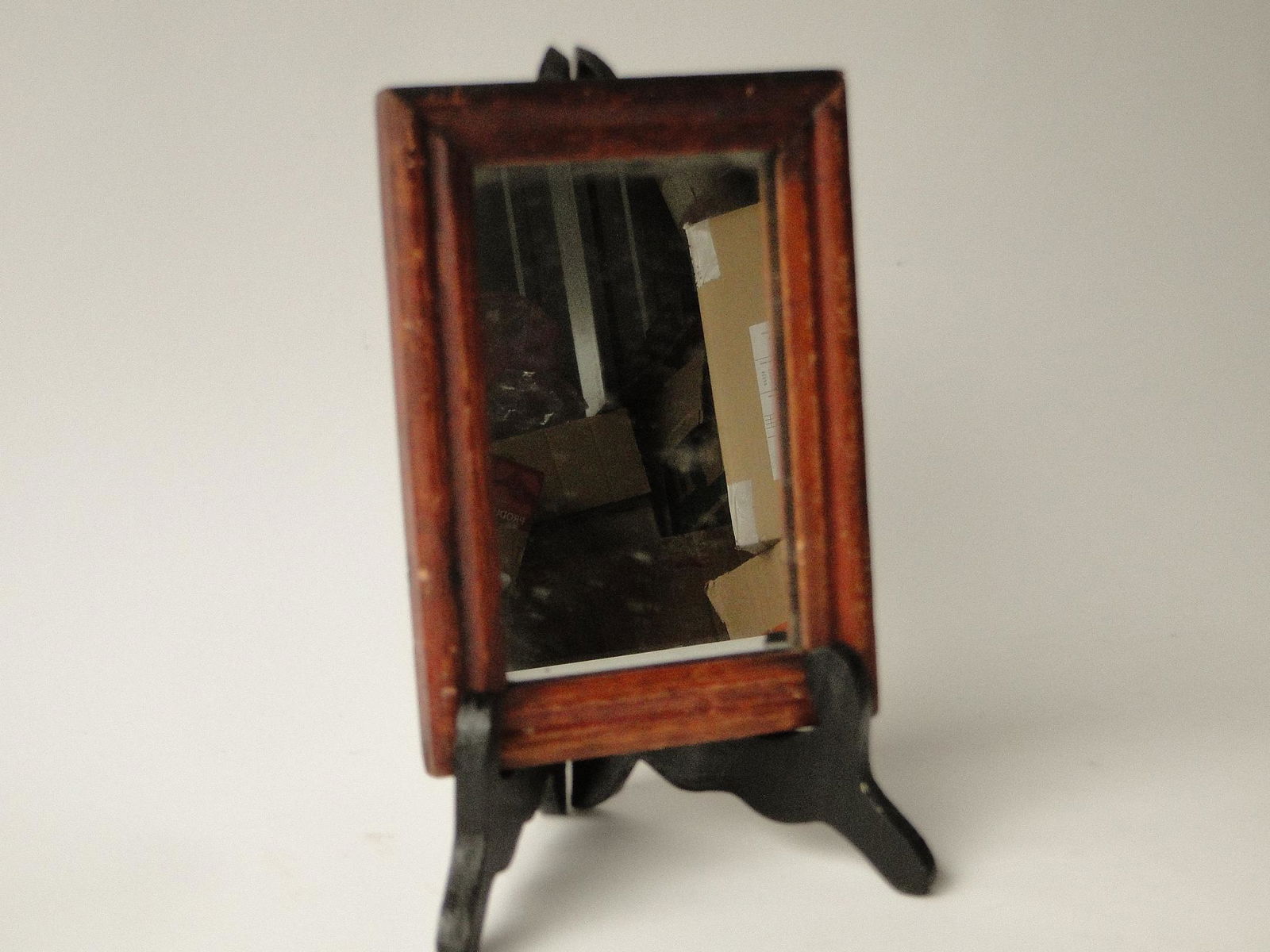 18TH C LOOKING GLASS (1 of 2)