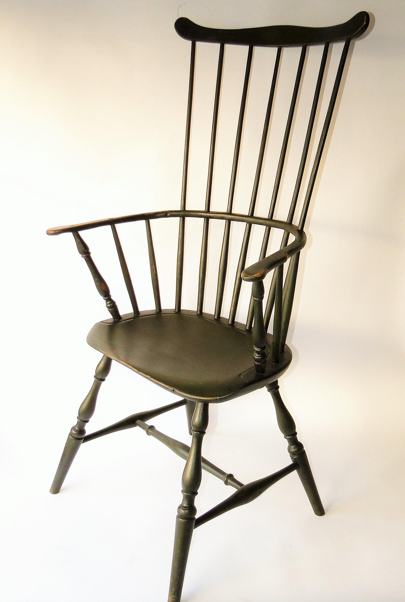 AMERICAN FANBACK WINDSOR ARMCHAIR (1 of 4)