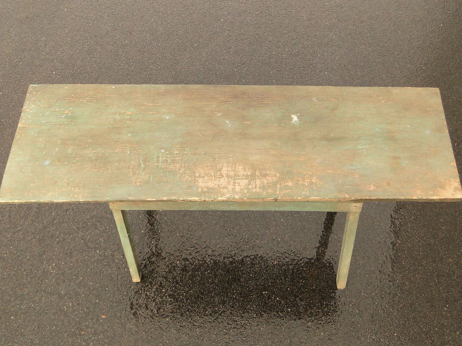 PRIMITIVE DIMINUTIVE SAWBUCK WORK TABLE (1 of 2)