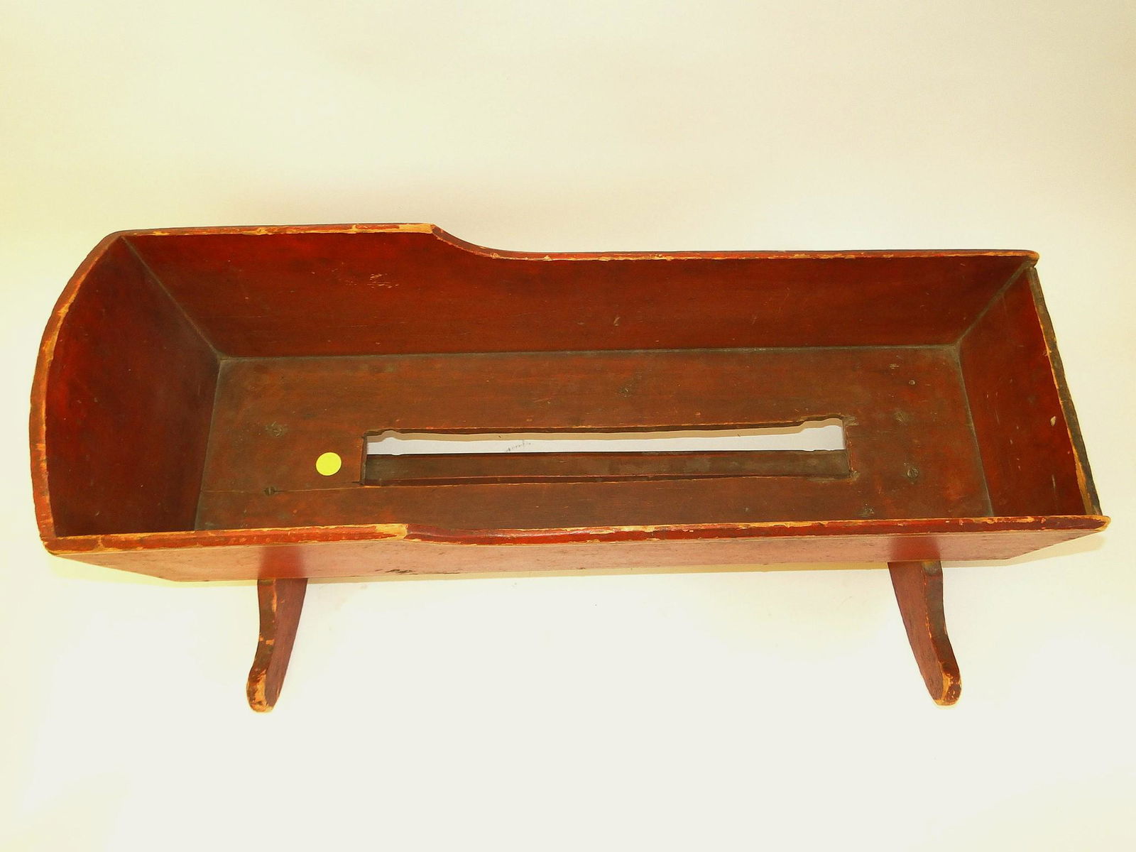 ANTIQUE PAINTED DOLL CRADLE (1 of 2)