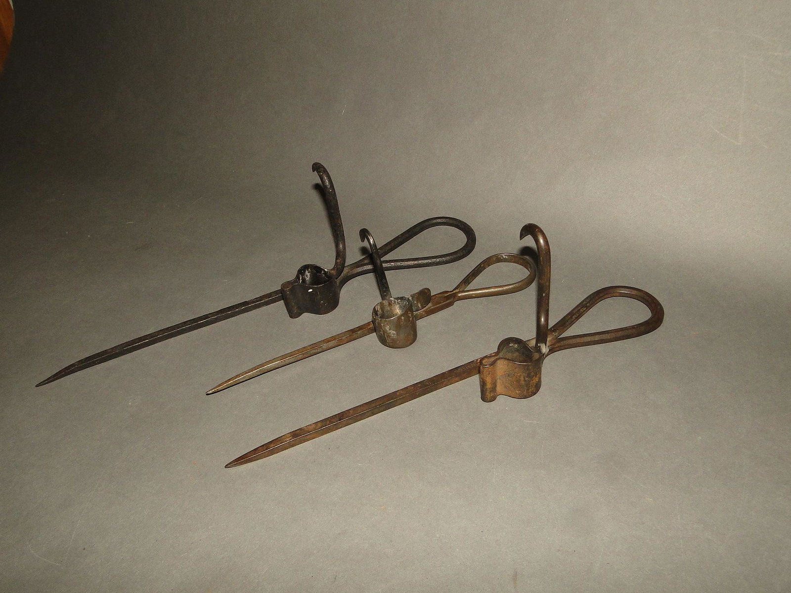 THREE 19TH C STICKING TOMMIES (1 of 1)