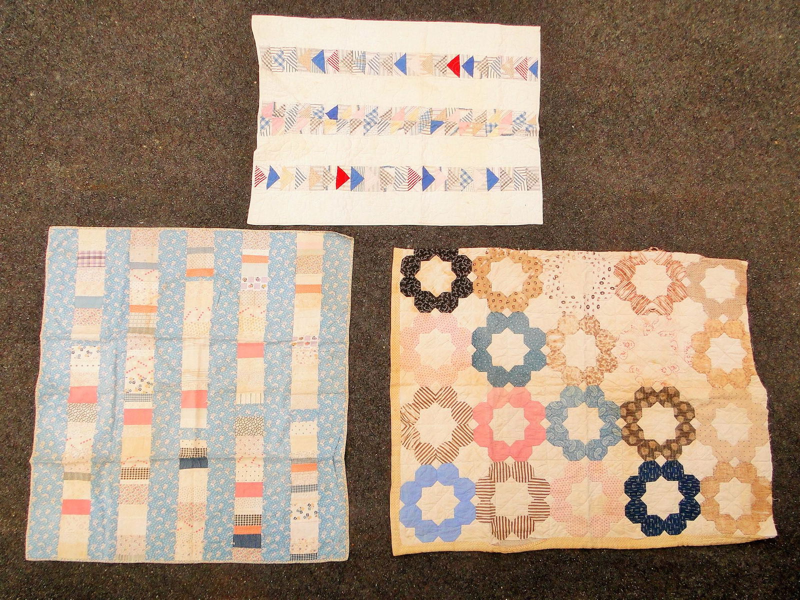 GROUPING OF THREE CRIB QUILTS (1 of 1)
