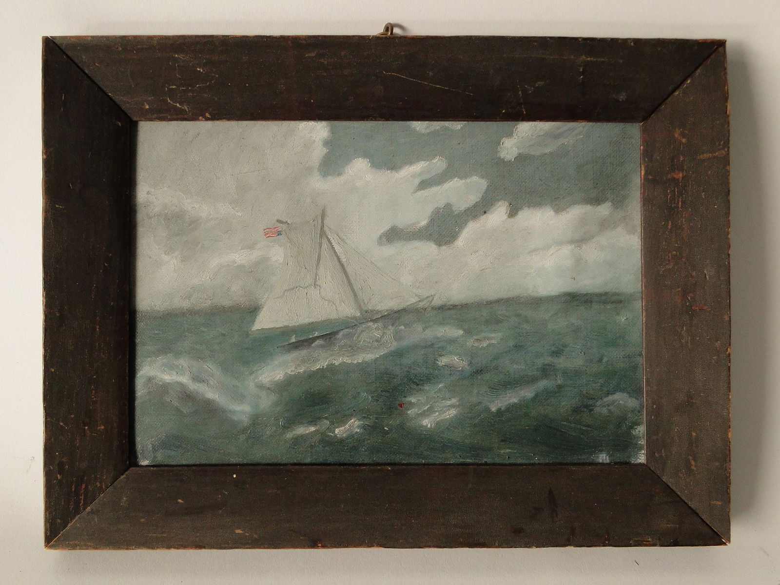 O/B PAINTING SHIP IN DISTRESS (1 of 2)