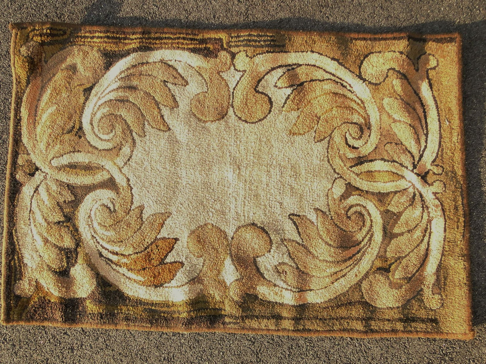 TWO ANTIQUE HOOKED RUGS (1 of 3)