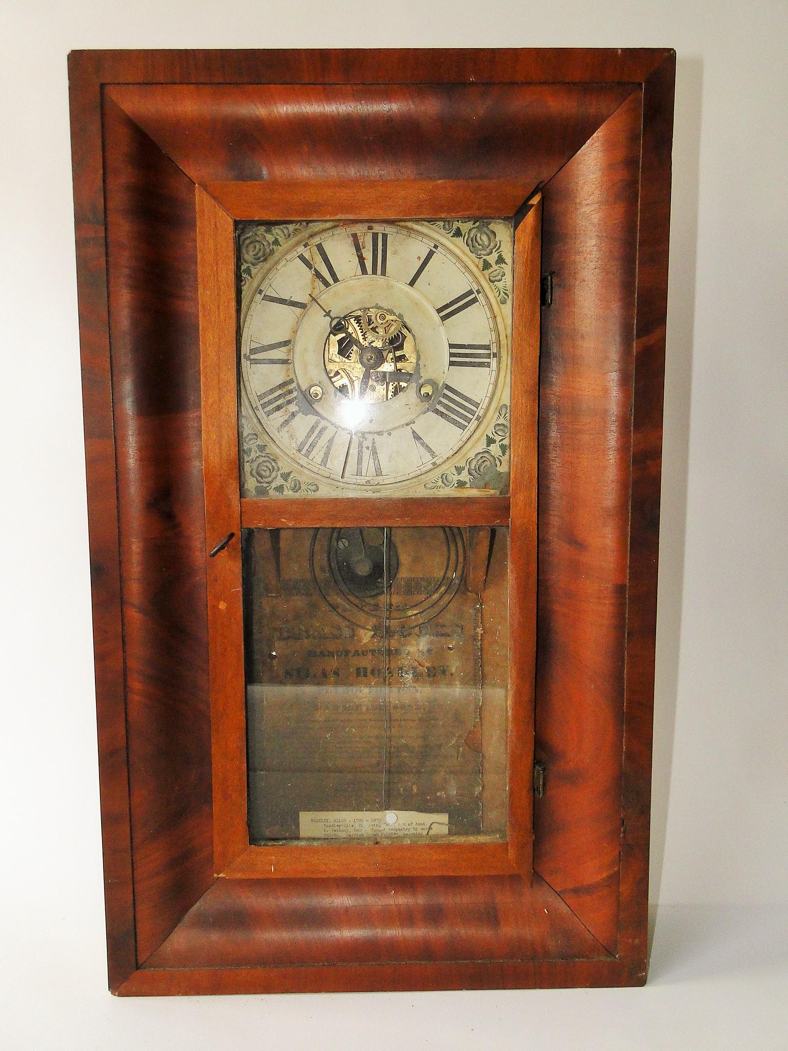 SILAS HOADLEY CLOCK WITH OGEE FRAME (1 of 2)