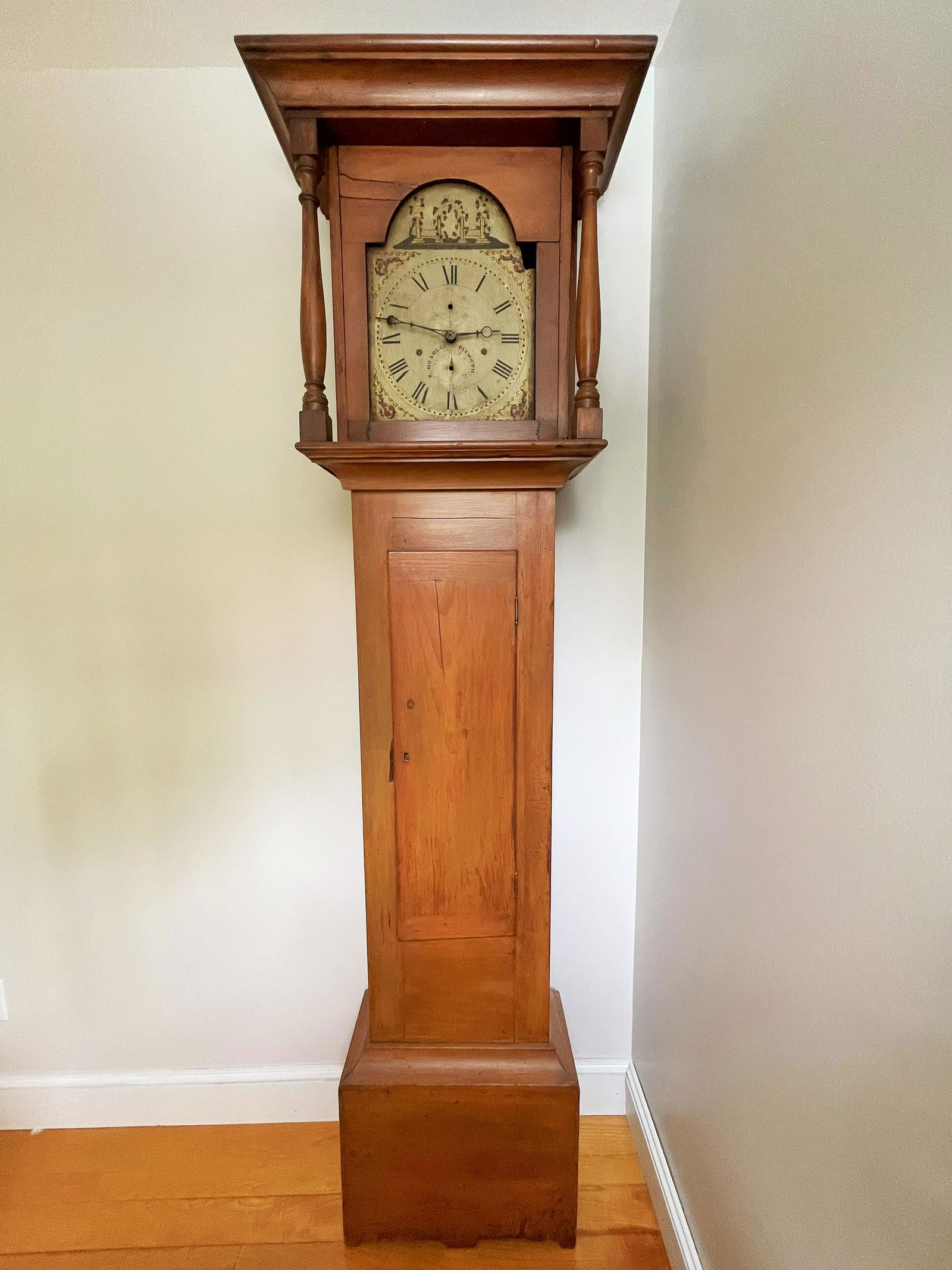 SILAS HOADLEY TALL CASE CLOCK (1 of 4)