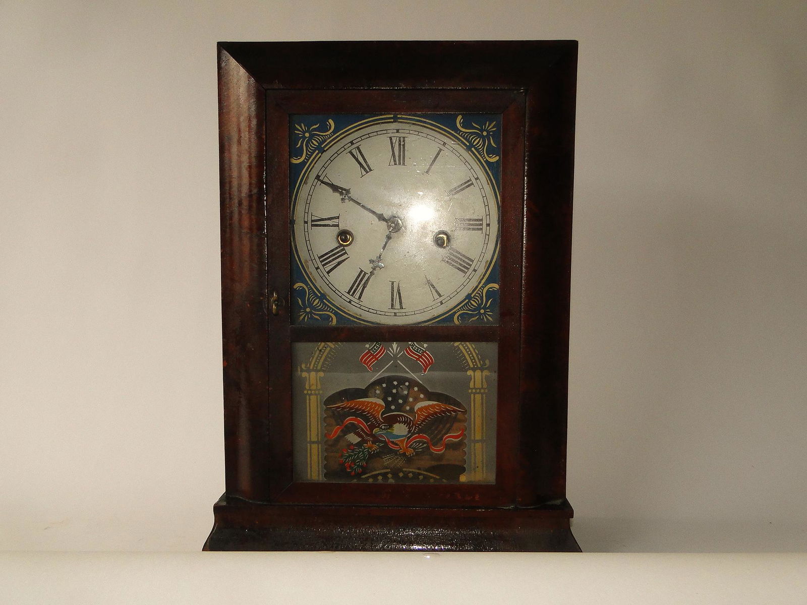DIMINUTIVE SILAS B. TERRY SHELF CLOCK (1 of 3)
