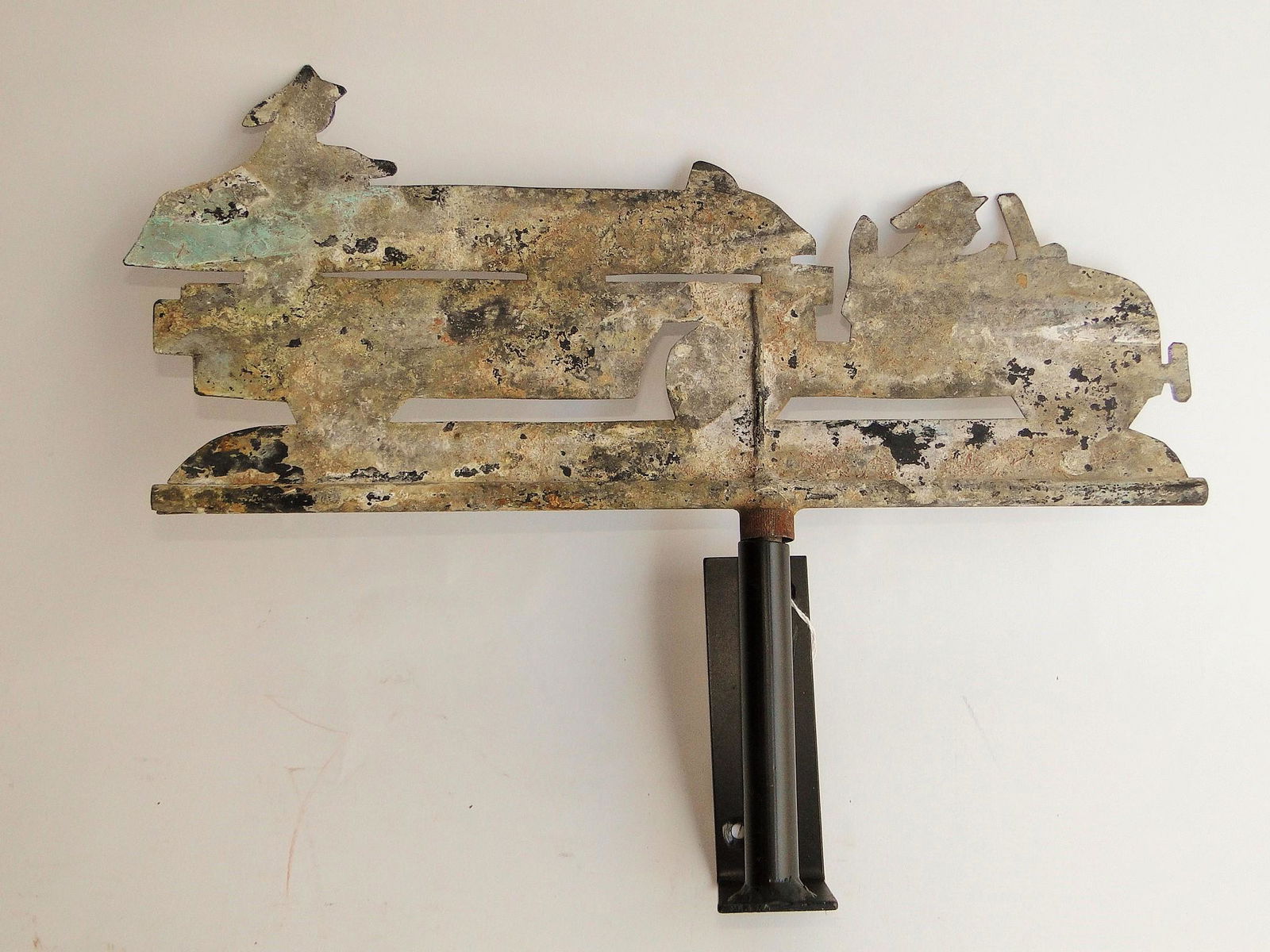 FIRE TRUCK FORM COPPER WEATHERVANE (1 of 2)