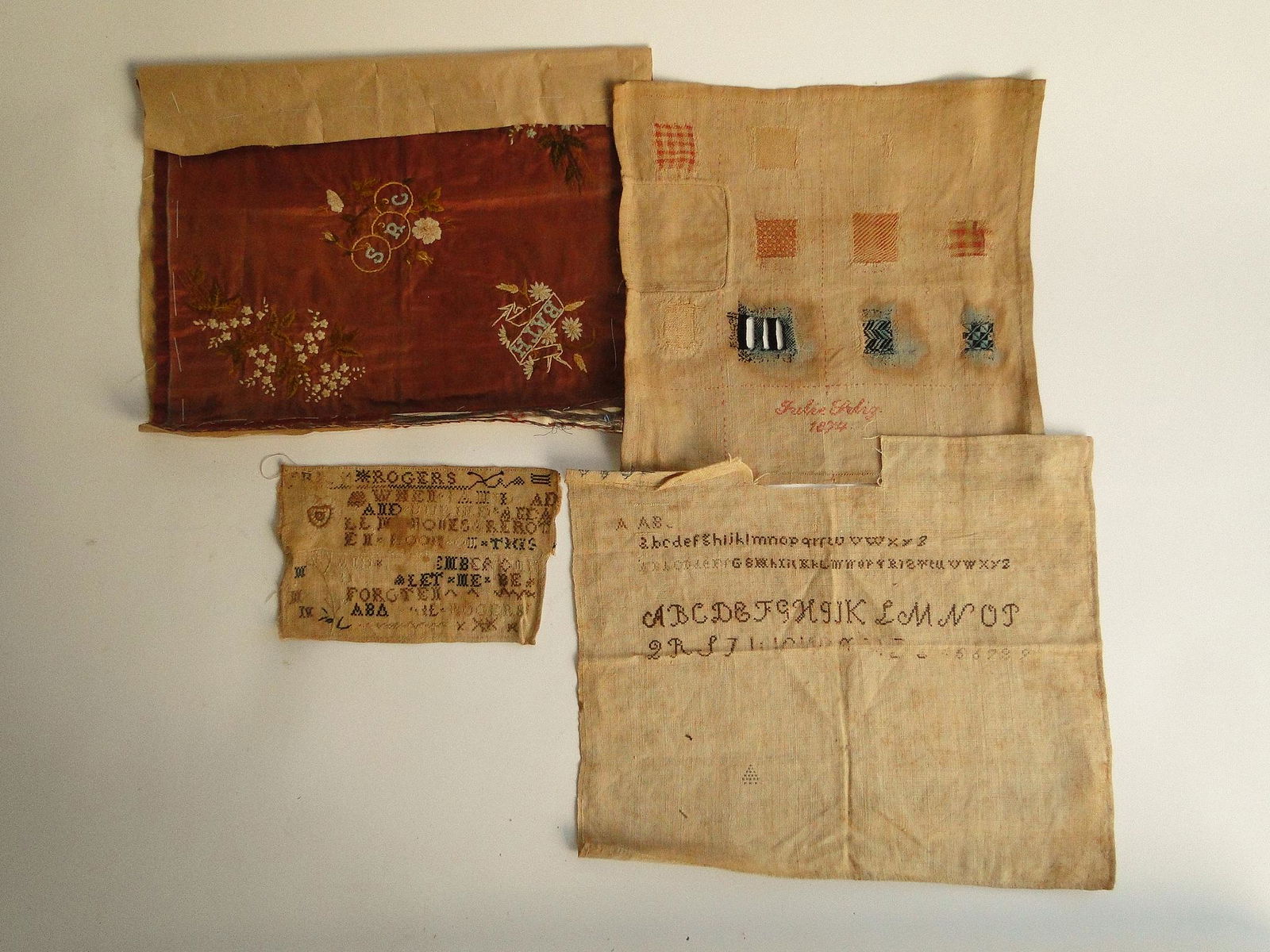 GROUPING OF NEEDLEWORK SAMPLERS: GROUPING OF NEEDLEWORK SAMPLERS