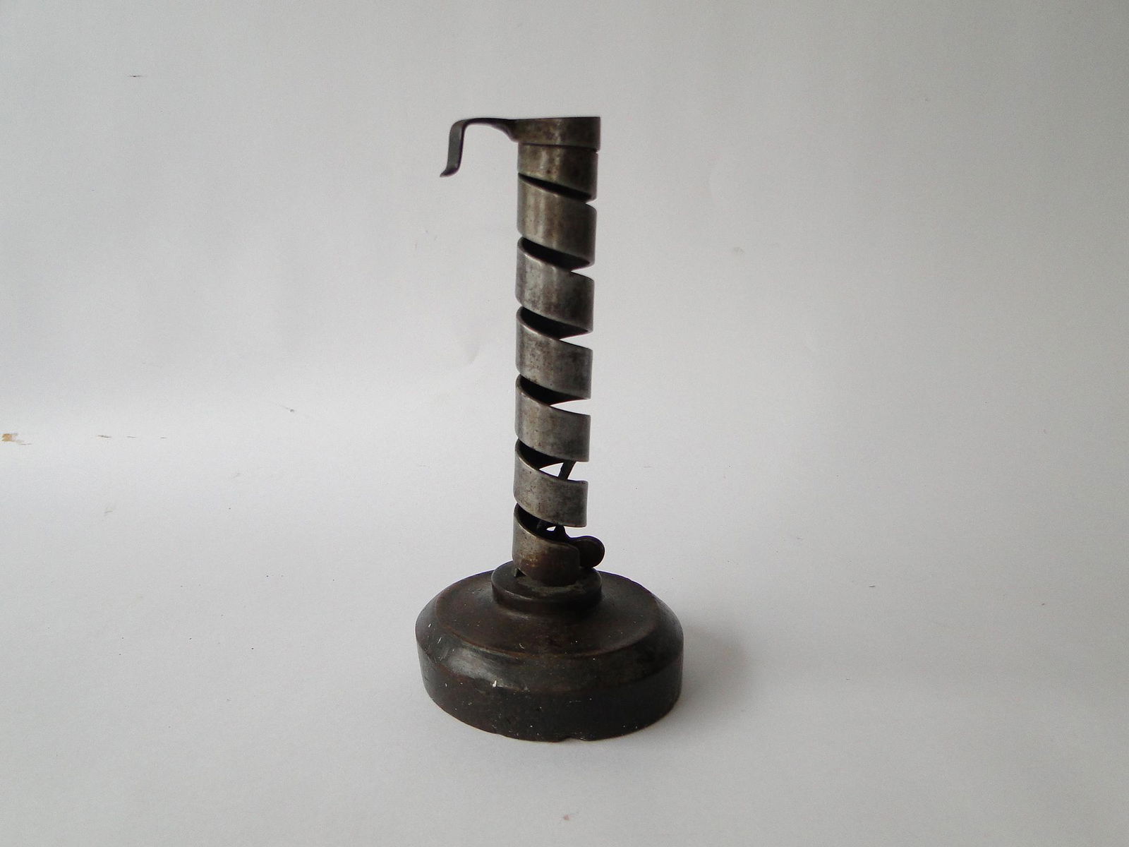 18TH C SPIRAL CANDLESTICK (1 of 3)