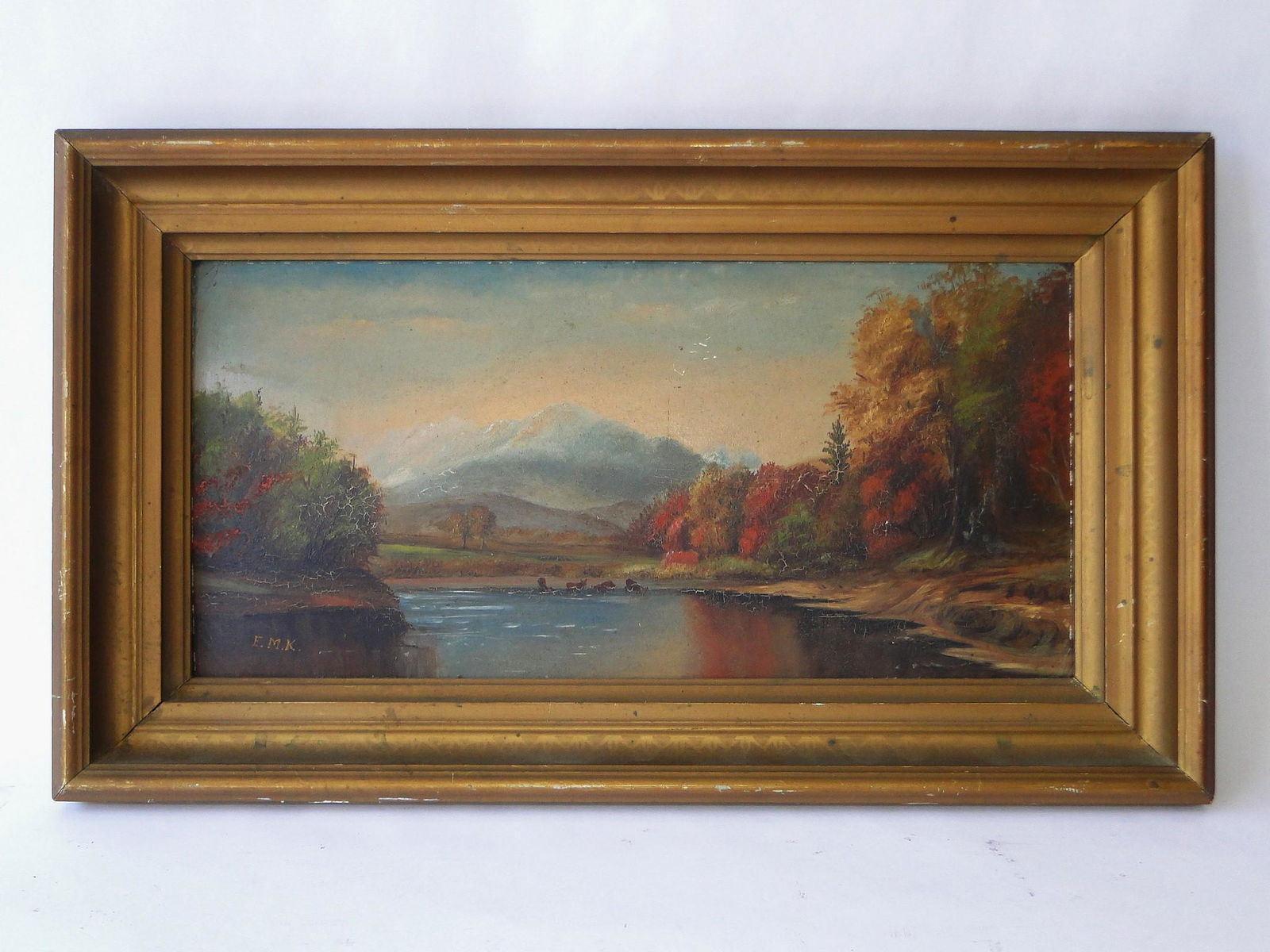 MT. CHOCURA NH PAINTING SIGNED EMK (1 of 3)